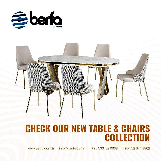 New Catalog: Dining Tables and Chairs for Furniture Stores and Hotel Projects