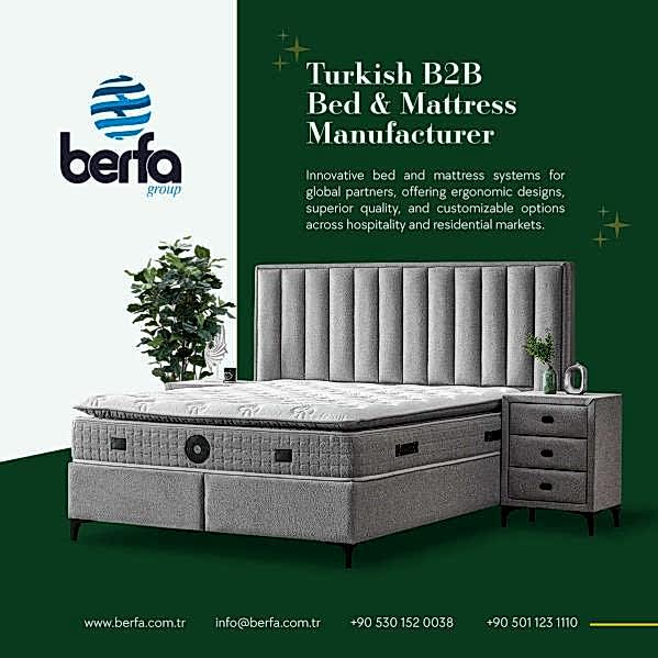 Berfa Group Recognized as the No. 1 Contract Furniture Manufacturer in Turkey