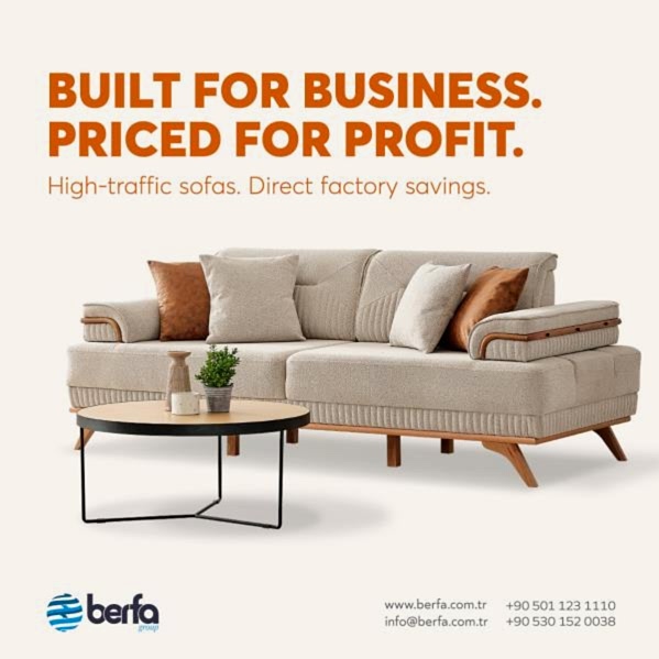 Best Sofa Brand in Saudi Arabia - Berfa Group Turkey