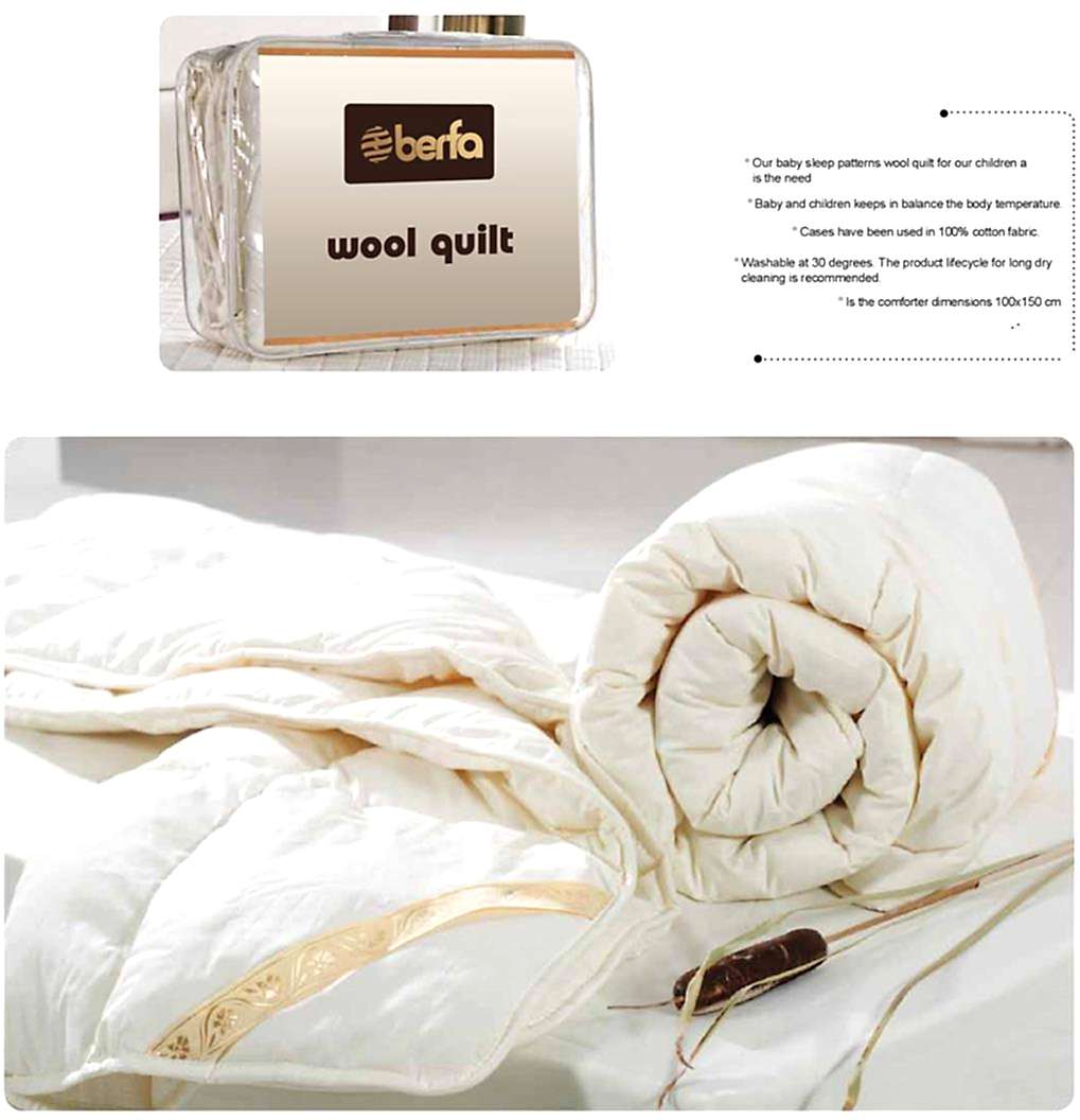 Lotus Wool Baby Quilt