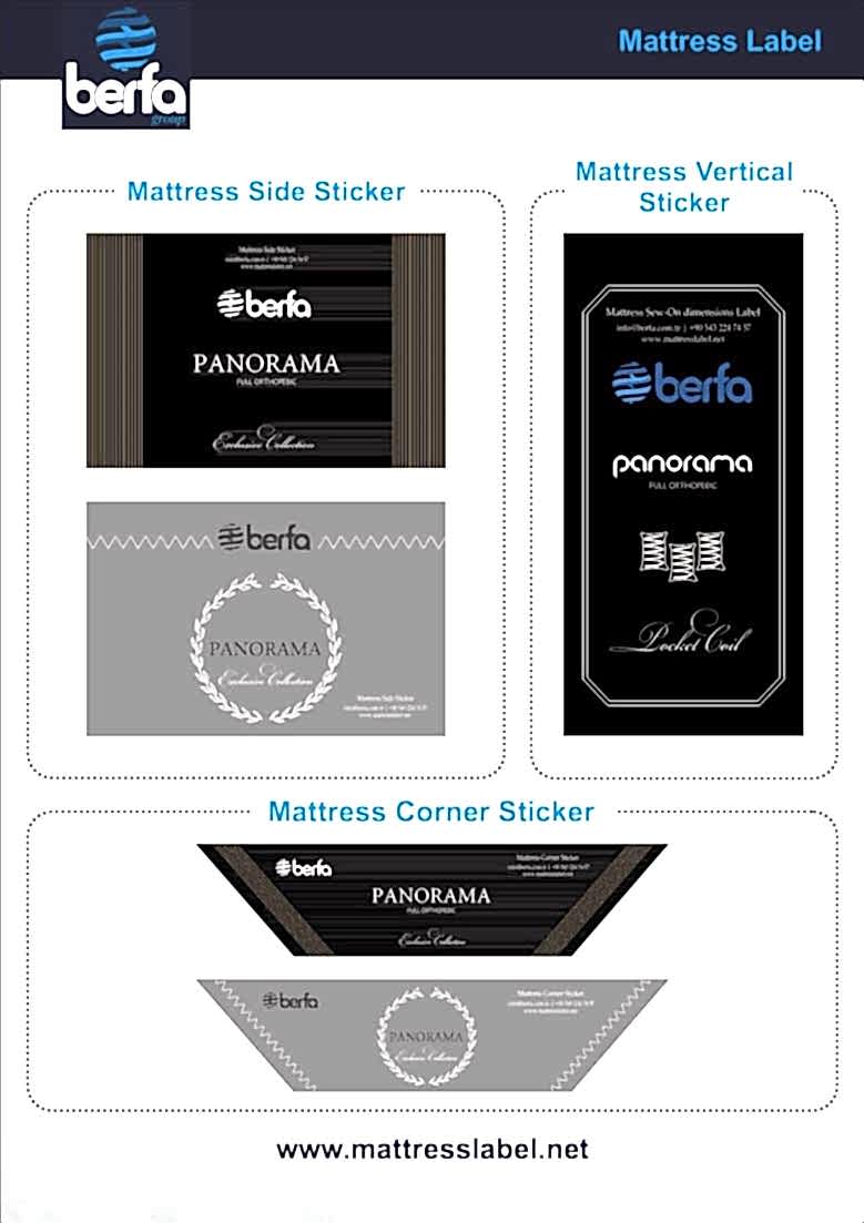 Mattress Label & Mattress Sticker & Bed Label & Bed Sticker