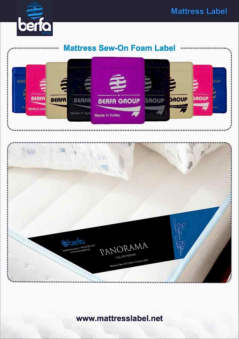 Mattress Label & Mattress Sticker & Bed Label & Bed Sticker