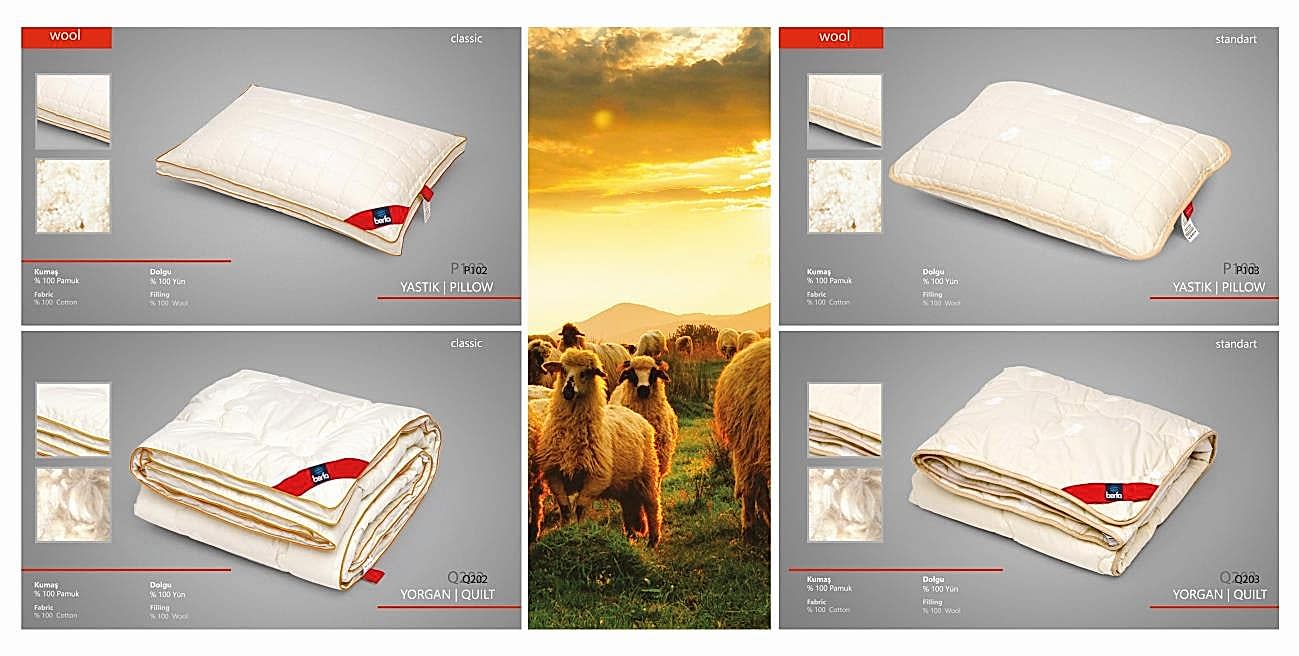 Wool Pillow & Wool Quilt 